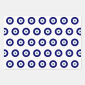 Blauw Kwaad Oog Succes & Bescherming Symbool Inpakpapier Vel (Voorkant 2)