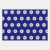 Blauw Kwaad Oog Succes & Bescherming Symbool Inpakpapier Vel (Voorkant 2)