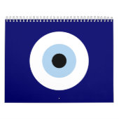 Blauw Kwaad Oog Succes & Bescherming Symbool Kalender (Hoes)