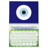 Blauw Kwaad Oog Succes & Bescherming Symbool Kalender (Mar 2026)