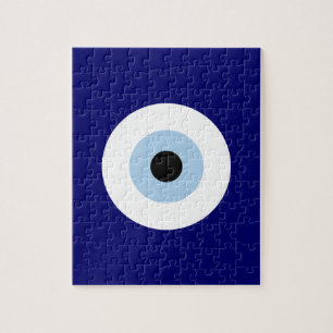 Blauw Kwaad Oog Succes & Bescherming Symbool Legpuzzel