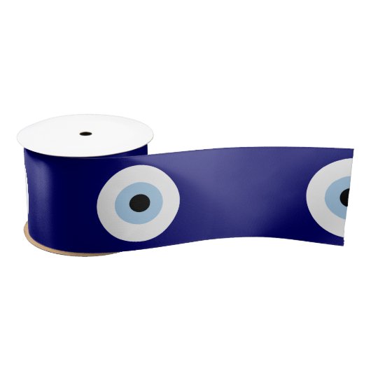Blauw Kwaad Oog Succes & Bescherming Symbool Lint (Spoel)