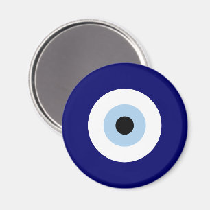 Blauw Kwaad Oog Succes & Bescherming Symbool Magneet