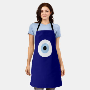 Blauw Kwaad Oog Succes & Bescherming Symbool Schort