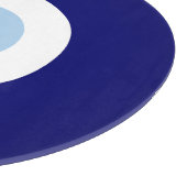 Blauw Kwaad Oog Succes & Bescherming Symbool Snijplank (Hoek)