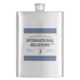 "Blauw label" Whiskey & IR Theory Flask Flacon
