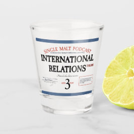 "Blauw label" Whiskey & IR Theory Shot Glass Shot Glas