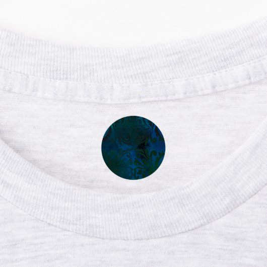 blauw labels (Aangebracht)