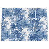 blauw landschapsprofiel met URL's en kolommen Groot Cadeauzakje (Achterkant)