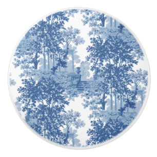 blauw landschapsprofiel met URL's en kolommen Keramische Knop