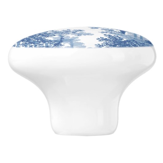 blauw landschapsprofiel met URL's en kolommen Keramische Knop (Zijkant)