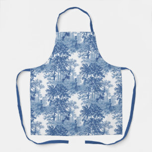 blauw landschapsprofiel met URL's en kolommen Schort