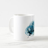 Blauw Lantern Grafisch 3 Koffiemok (Voorkant links)