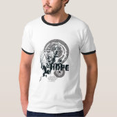 Blauw Lantern Grafisch 4 T-shirt (Voorkant)