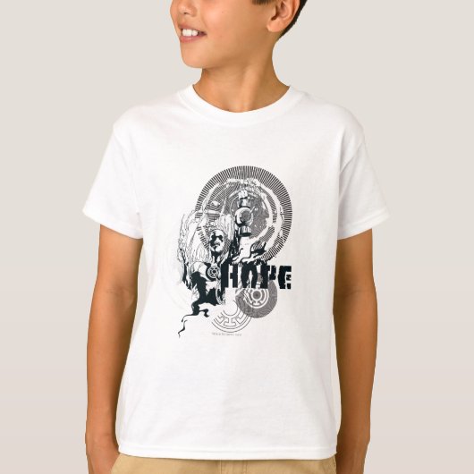 Blauw Lantern Grafisch 4 T-shirt (Voorkant)