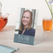 Blauw Laten we Estate Professional bespreken Reclamebord Met Voetstuk (Insitu)