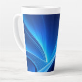 Blauw Latte Mok (Linkerhoek)