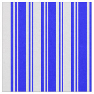 Blauw & Lavendel gekleurde strepen/lijnen patroon Stof