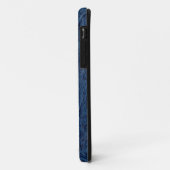 Blauw leder Case-Mate iPhone case (Achterkant/links)
