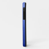 Blauw leder Case-Mate iPhone case (Achterkant/links)