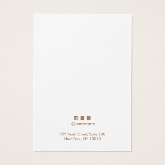 Blauw leder dat juwelen-beeldschermkaart verdient visitekaartje (Achterkant)