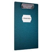 Blauw lederen klembord (Rechts)