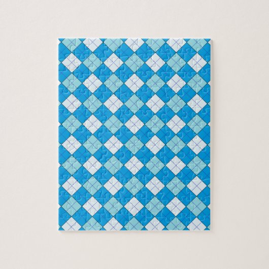 Blauw Legpuzzel (Verticaal)