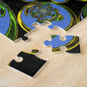 blauw legpuzzel (Zijkant)