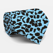 blauw Leopard Animal Print