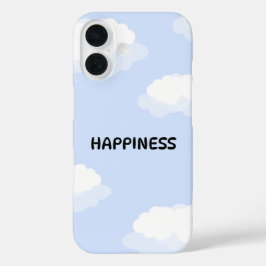 Blauw leuke telefoonhoes iPhone 16 hoesje