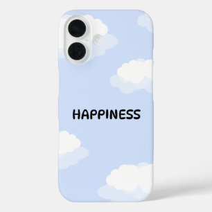 Blauw leuke telefoonhoes iPhone 16 hoesje