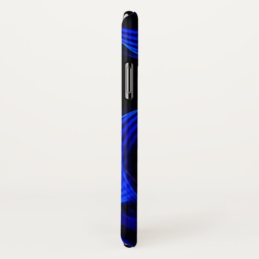 Blauw licht extravaganza *Personaliseer* Case-Mate iPhone Case (Achterkant / rechts)