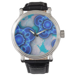 Blauw licht horloge