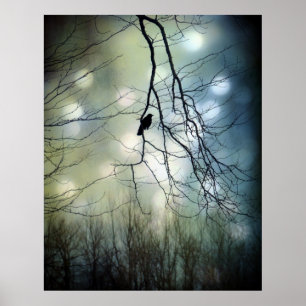 Blauw licht poster