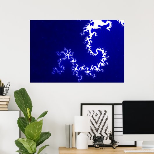 Blauw licht poster (Thuiskantoor)