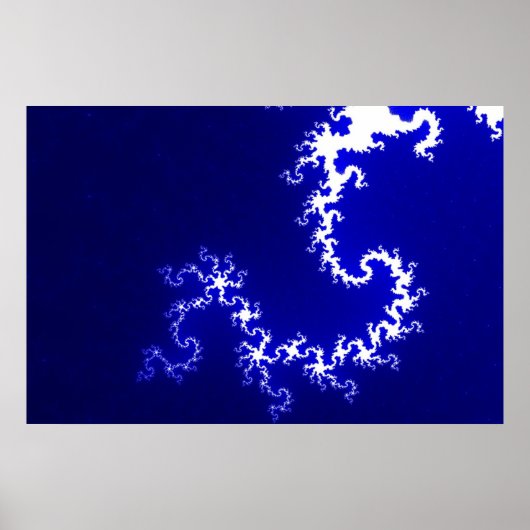 Blauw licht poster (Voorkant)
