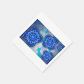 Blauw licht servet (Hoek)