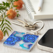 Blauw licht sleutelhanger (Voorkant Rechts)