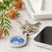 Blauw licht sleutelhanger (Zijkant)