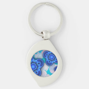 Blauw licht sleutelhanger