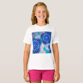 Blauw licht t-shirt (Voorkant volledig)