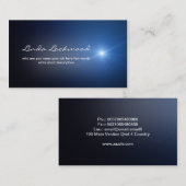 blauw licht visitekaartje (Voorkant / Achterkant)