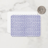 BLAUW LIJNBREI 3.5x2.5 Vlakke Nota Kaart/Horizonta