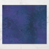 blauw likeurfles etiket (Enkel label)