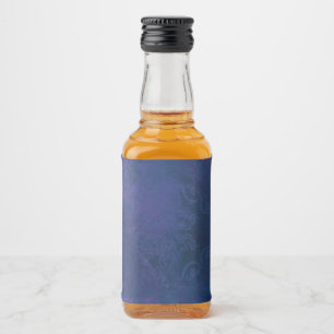 blauw likeurfles etiket