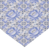 Blauw Lilly tafelkleed (Gekanteld)