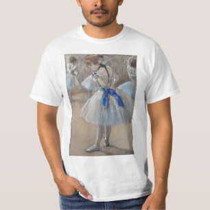 Blauw lint danser Edgar Degas T-shirt