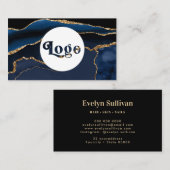 Blauw Logo Visitekaartje (Voorkant / Achterkant)