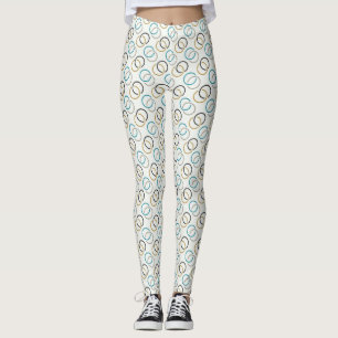 Blauw luxe leggings