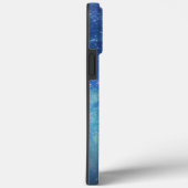 Blauw Luxe Moderne gradiënt galaxy glitter ster Case-Mate iPhone Case (Achterkant / Rechts)